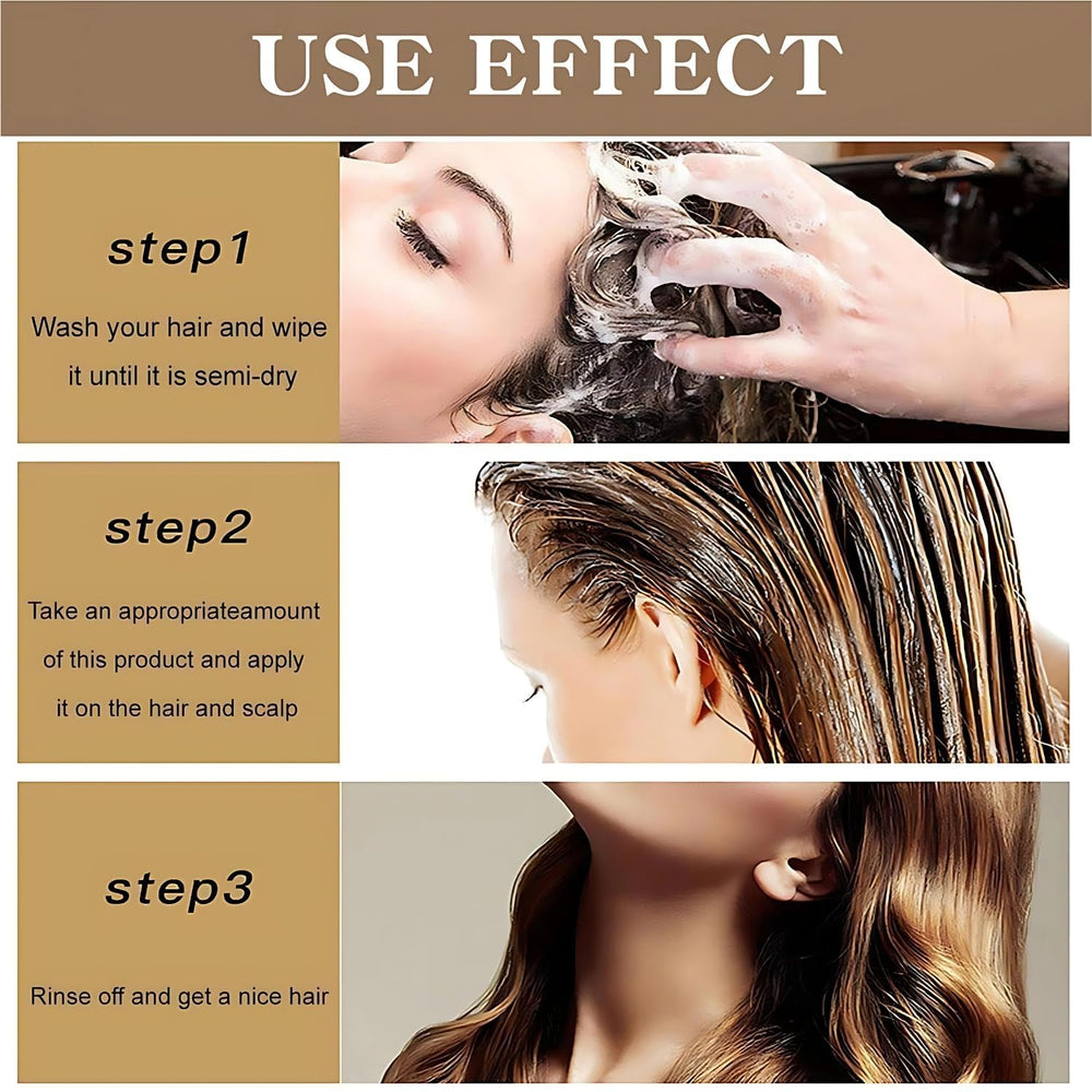 Daily-use Batana Oil provides manageable, soft hair with natural sheen.