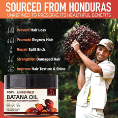 A/D Infinity Batana Oil with coffee extract for added shine.