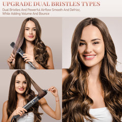 AdamPark 6-in-1 air styling system volumizing brush adds body and bounce.