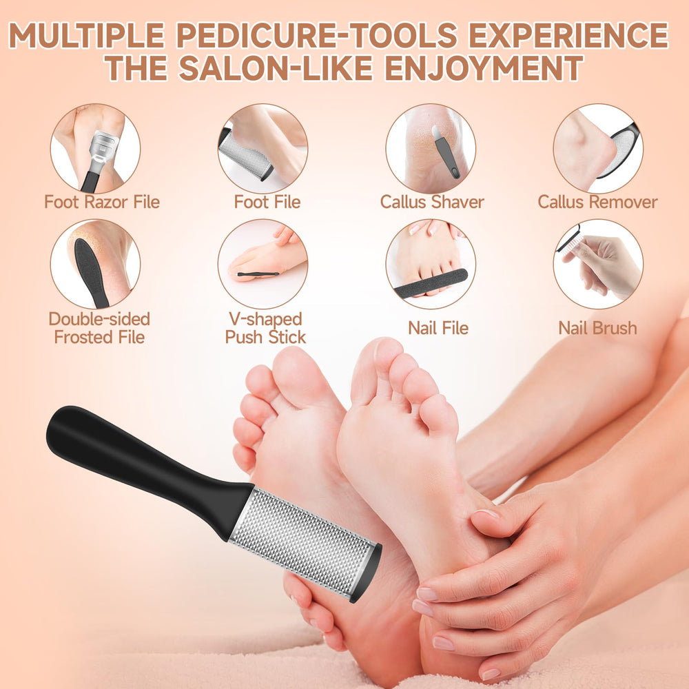 AdamPark Compact Pedicure Tool with ergonomic handle for comfortable use