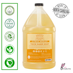 Adams Handmade Soap Citrus Medley label closeup highlighting eco-friendly vegan formula.
