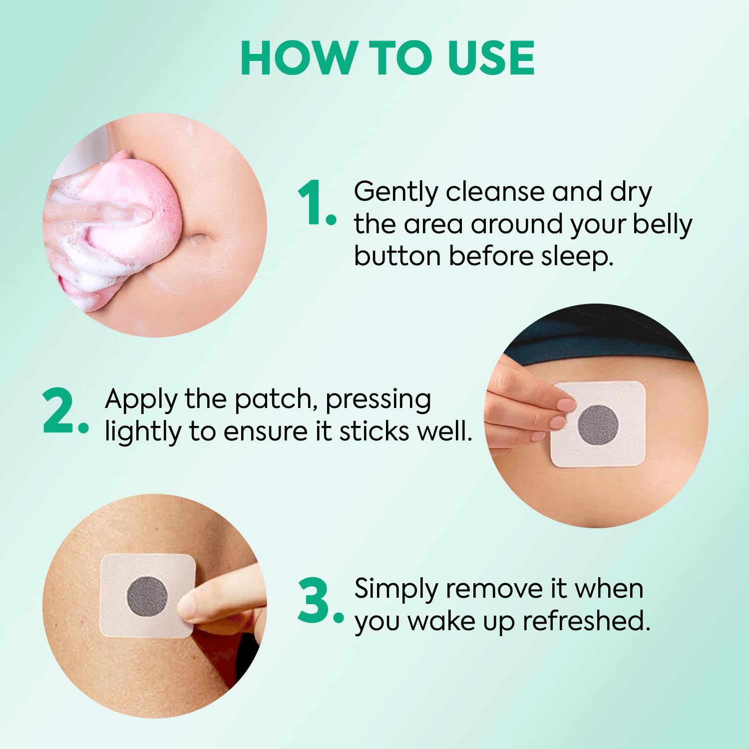 Adellina Ozempatch abdomen-area application for nightly routine