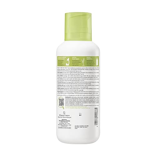 A-Derma Exomega Cream jar close-up highlights hypoallergenic, fragrance-free formula.
