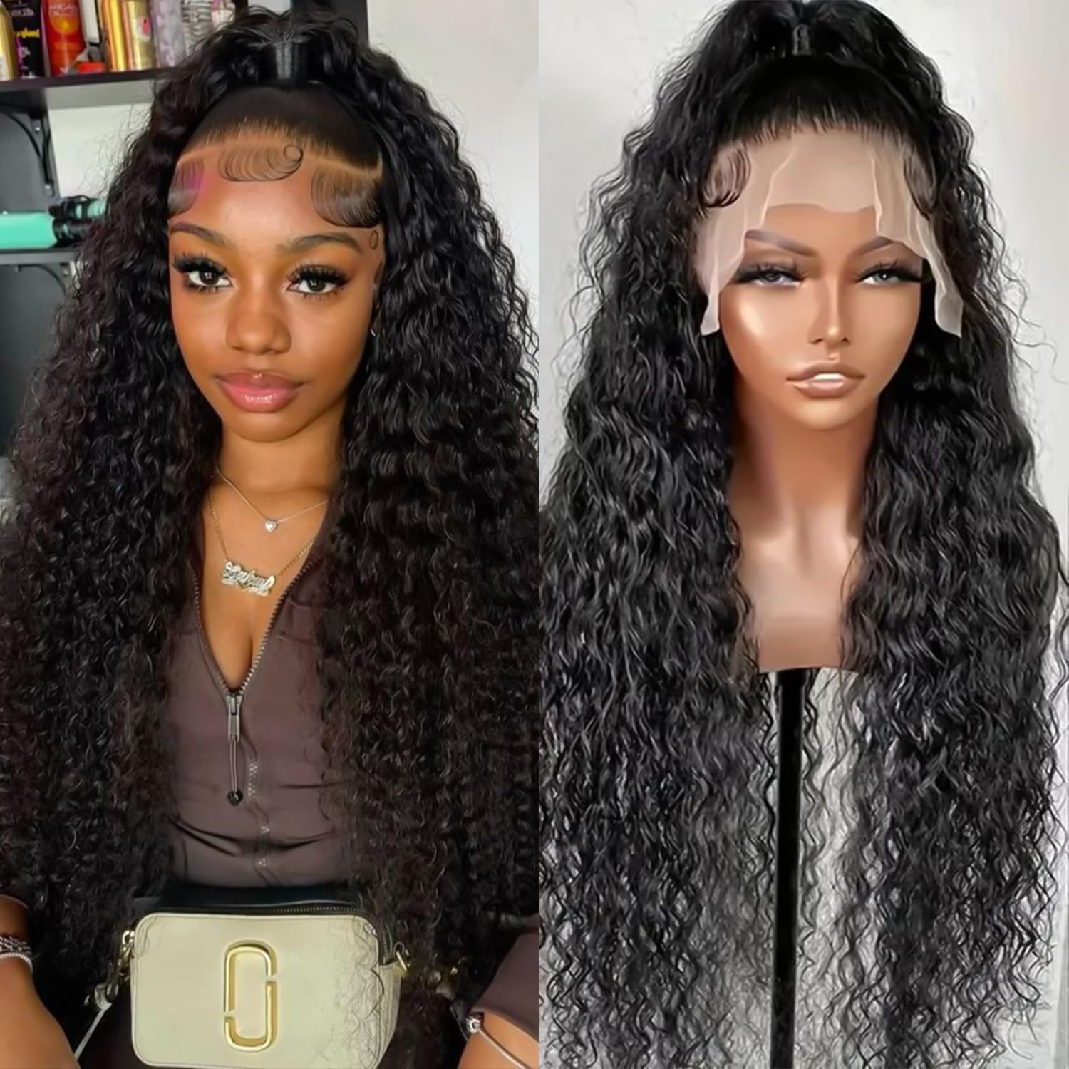 ADESORAES adjustable cap wig provides comfortable all-day wear