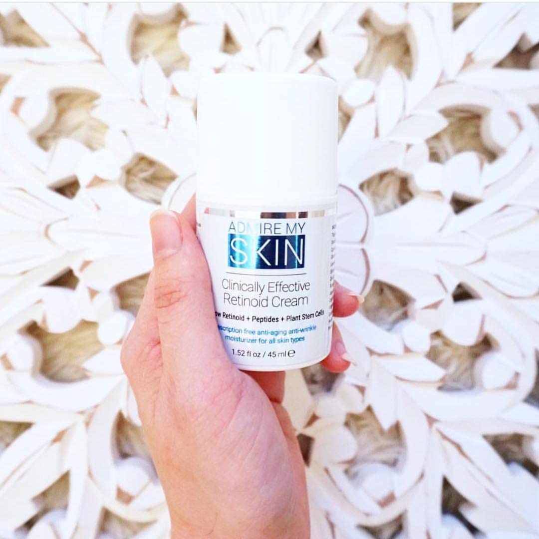 Admire My Skin Potent Retinoid Cream texture swirl for luxurious evening application
