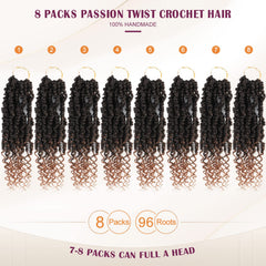 Admutty crochet needle and five rings included for convenient kit.