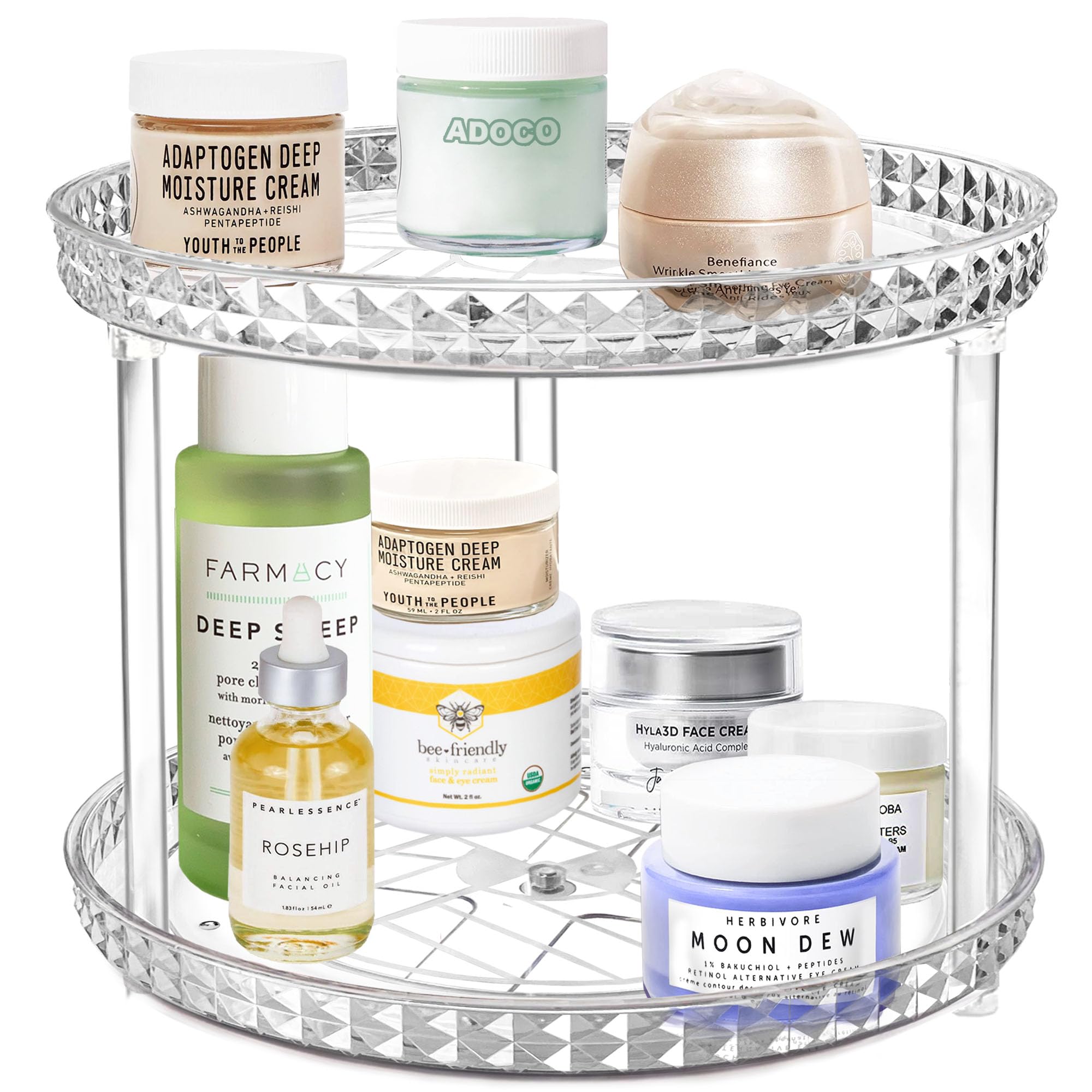 Adoco visible bottles and medicine organizer for quick selection