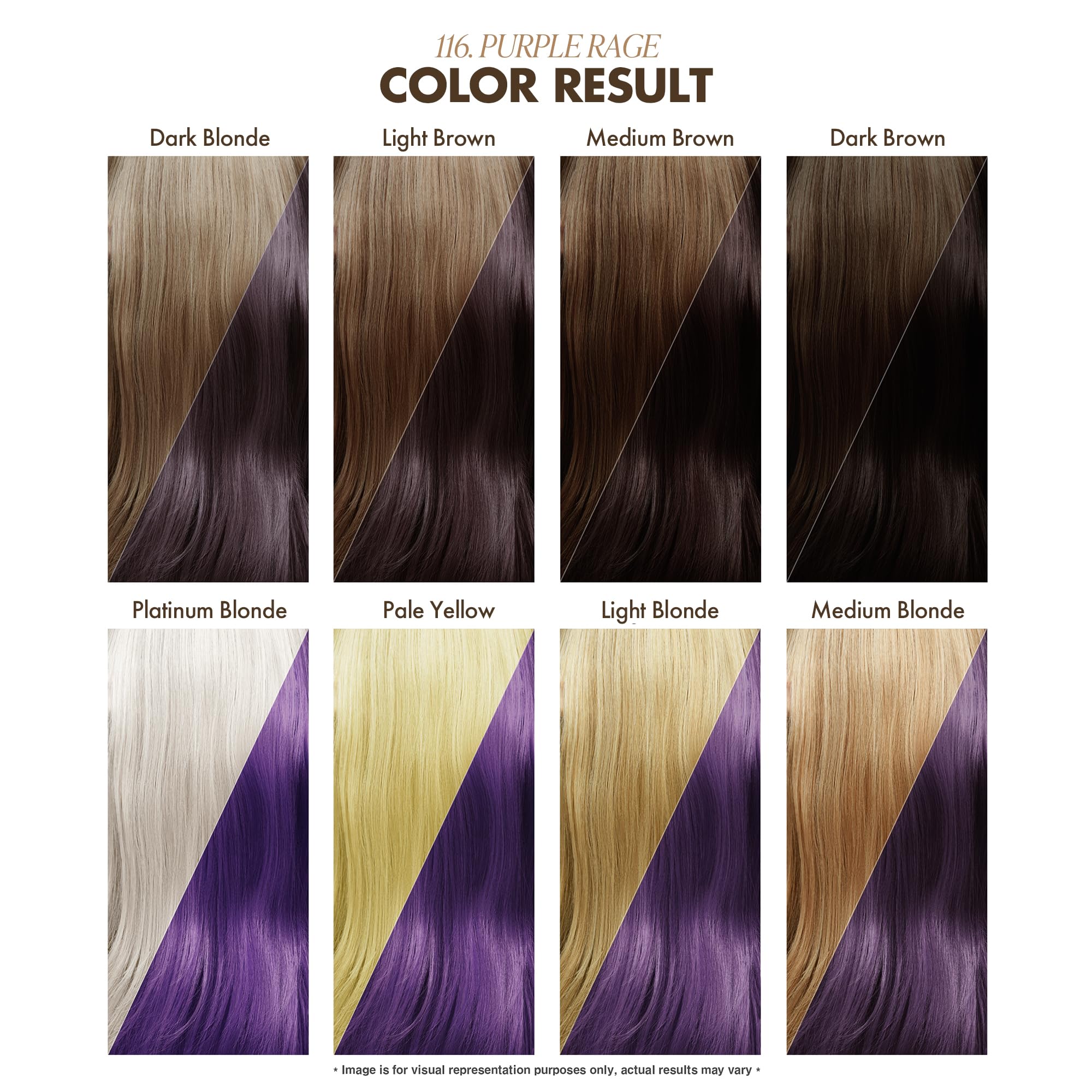 Adore 116 Purple Rage color-glide captures smooth at-home application.