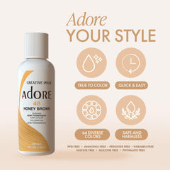 Adore Neon Pink hair close-up highlights vivid shade and shine