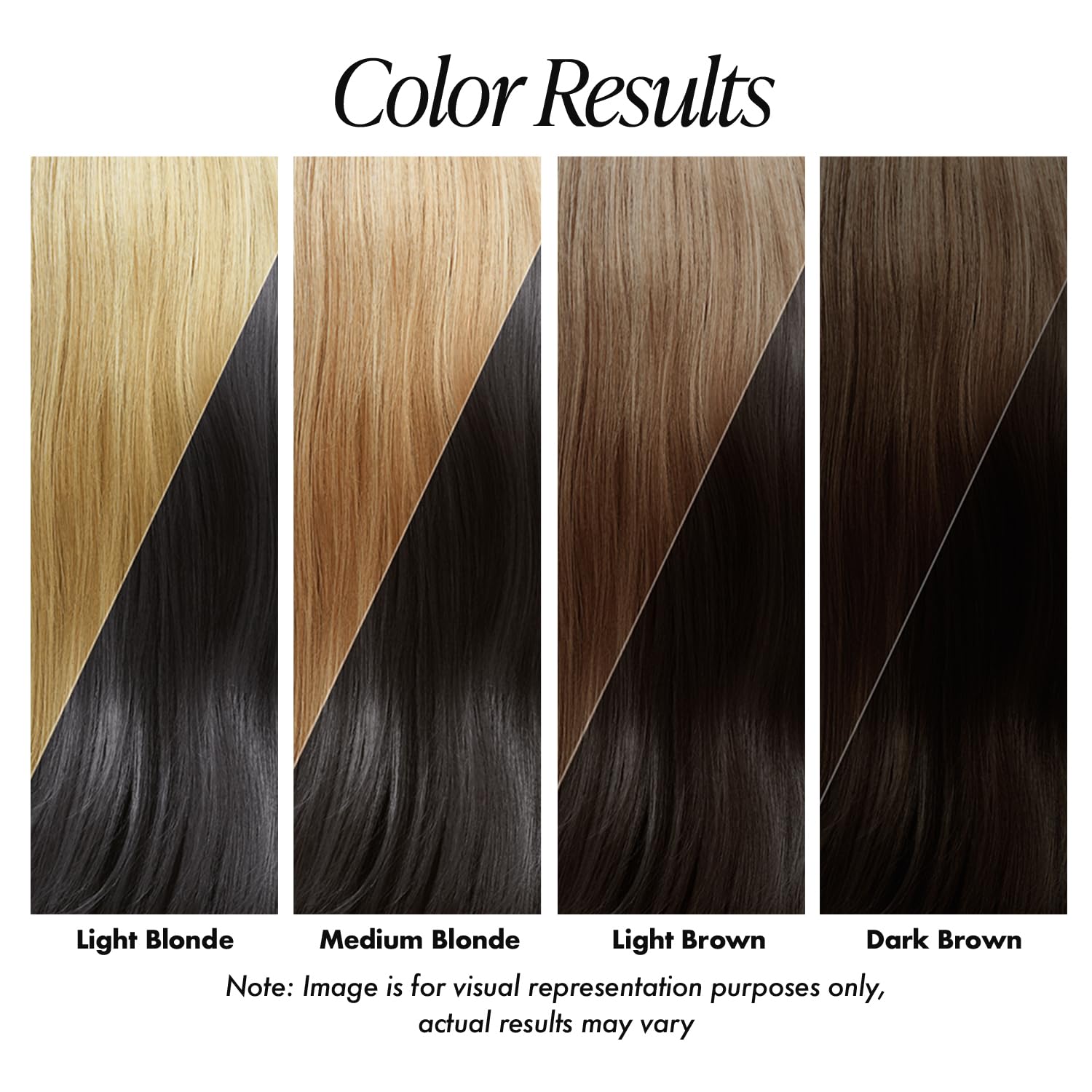 Adore dye close-up glossy finish highlights a rich, even tone after application.