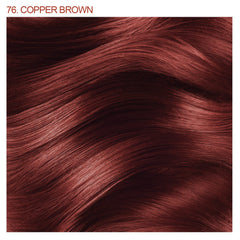 Adore Semi Permanent Hair Color 076 Copper Brown color swatches for shade planning.