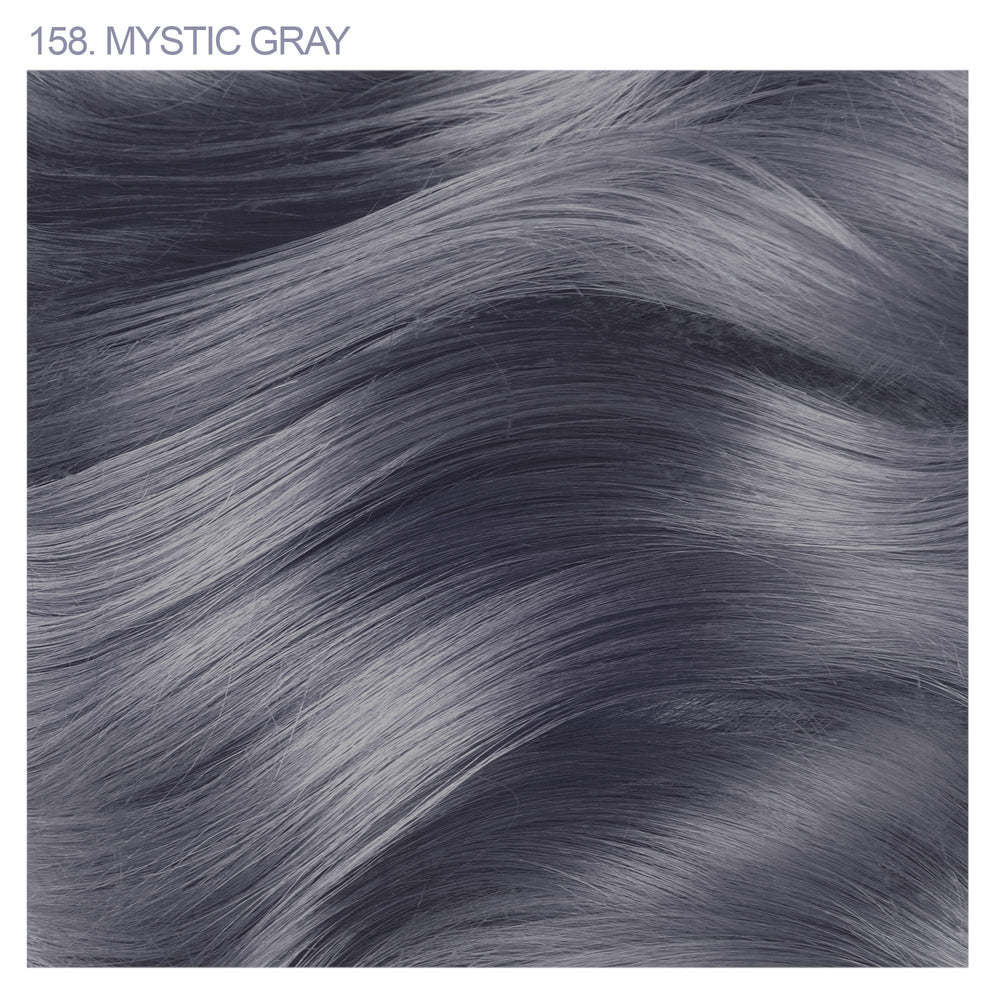 Adore 158 Mystic Gray bottle-pour demonstrates easy application and even pigment