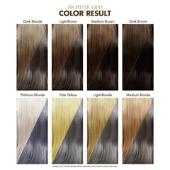Adore 158 Mystic Gray swatches illustrate true color tone for gray blending