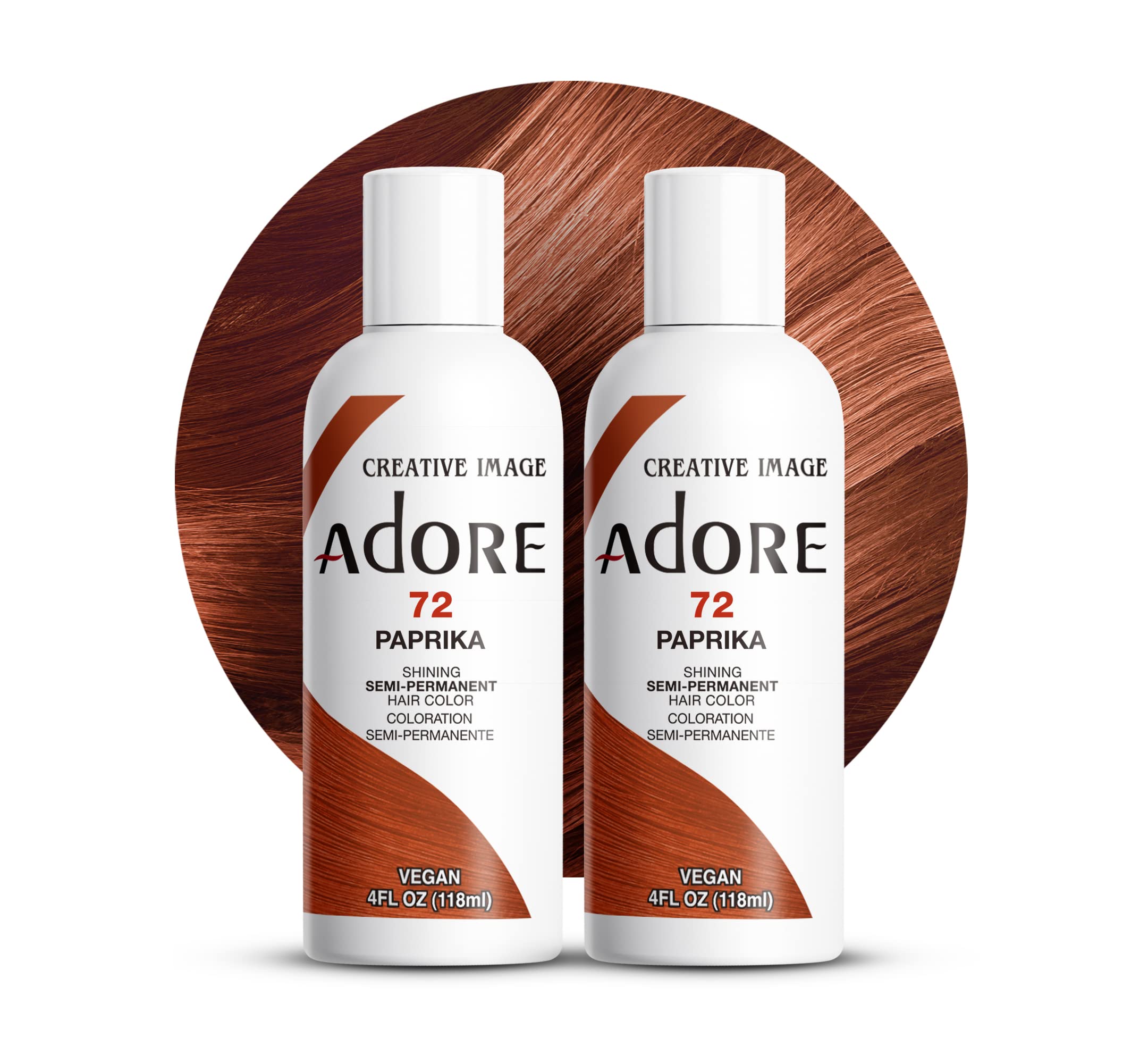 Adore paprika bottle 2-pack for vibrant at-home color
