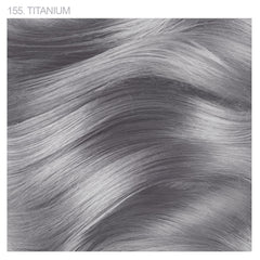 Adore titanium-gray hair color application scene showing smooth, even coverage.