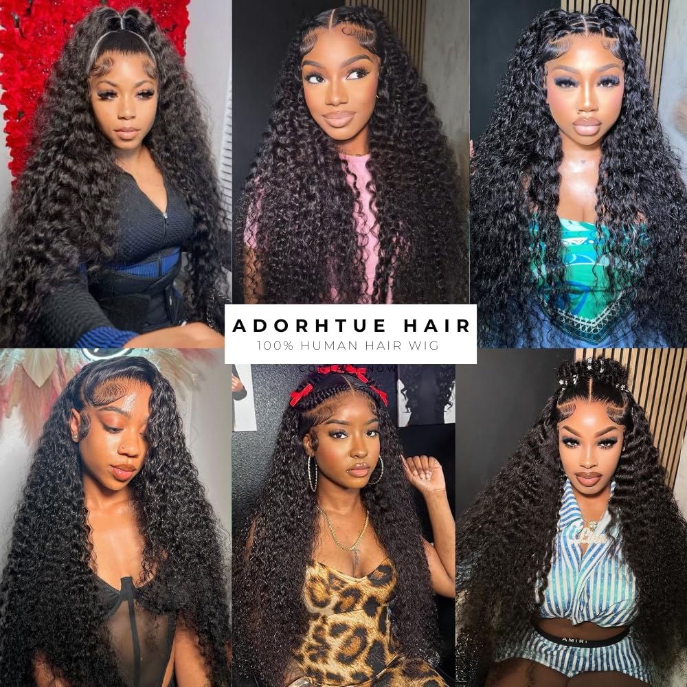 ADORHTUE versatile water wave wig for dates, parties, weddings
