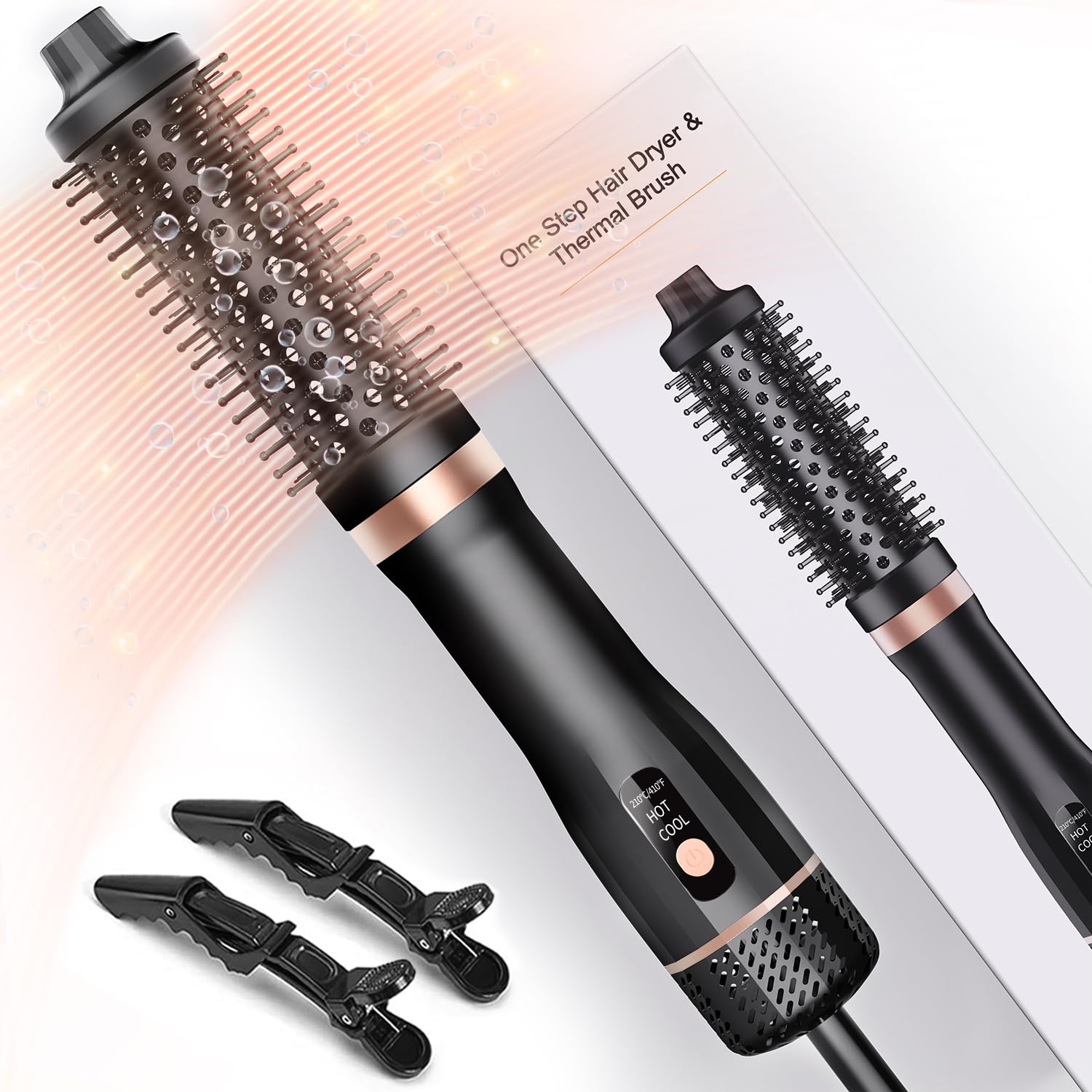 Aduarjo Hot Air Brush in action for a smooth blowout