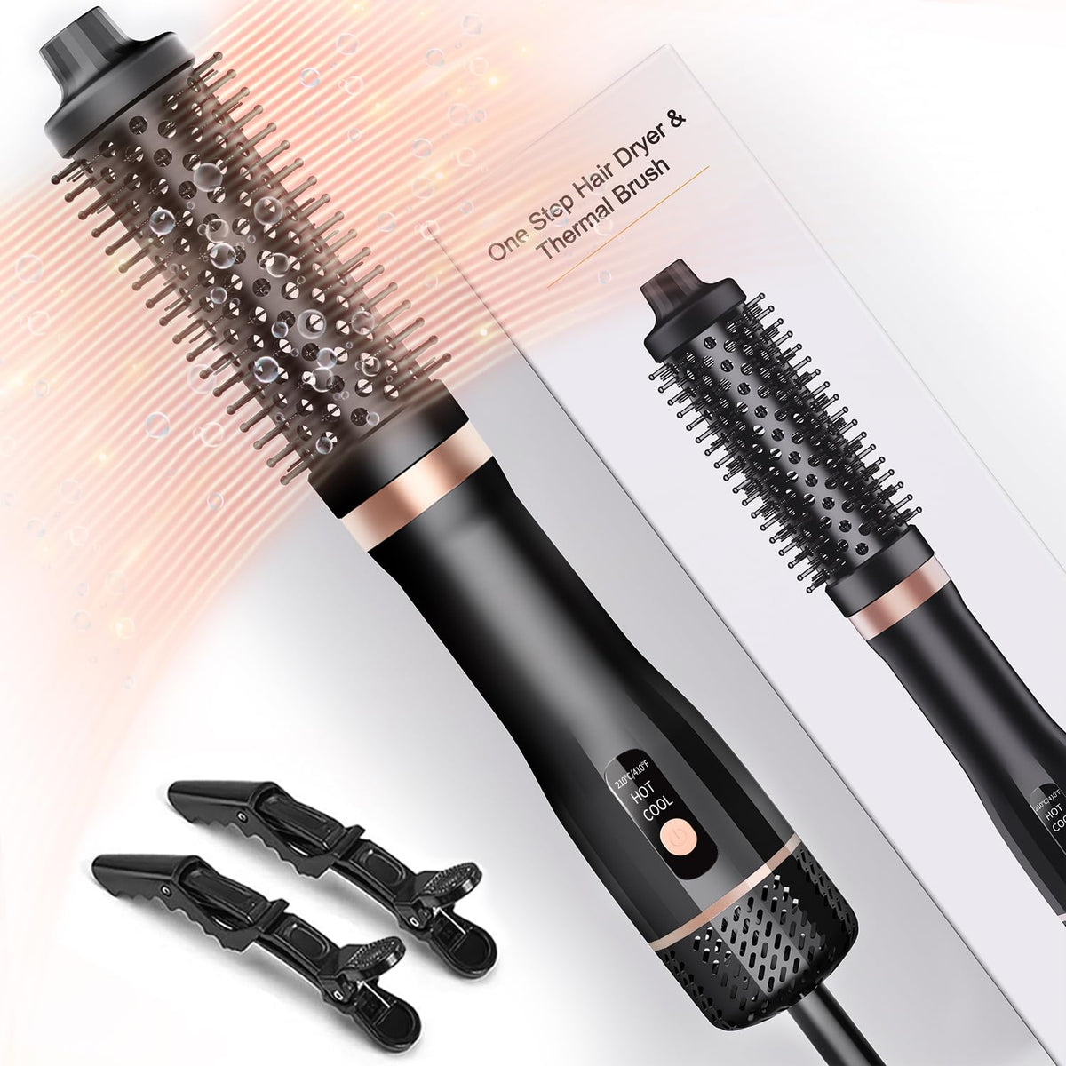 Aduarjo Hot Air Brush in action for a smooth blowout