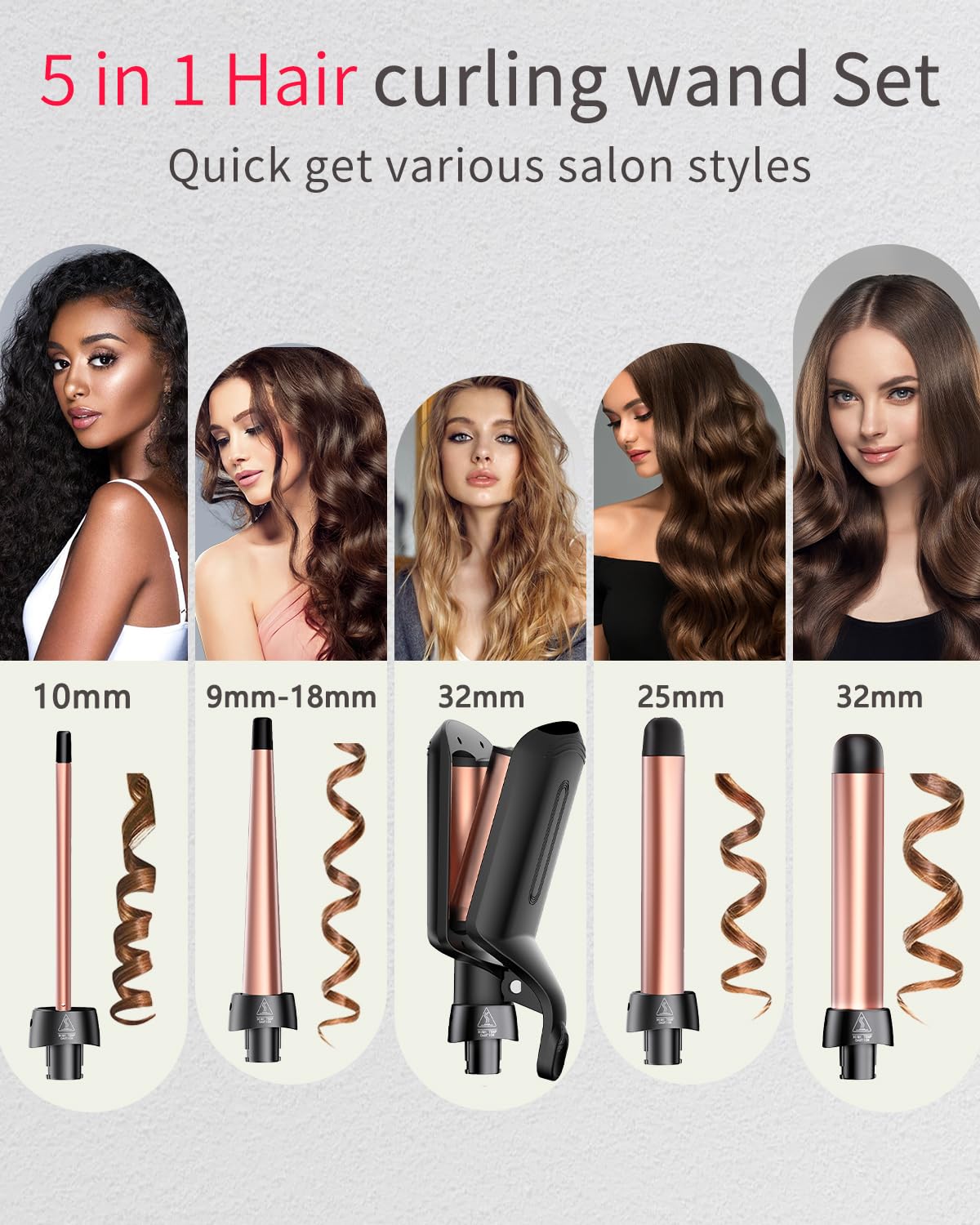 Aduarjo hair crimper waver attachment enables dramatic crests and ridges.