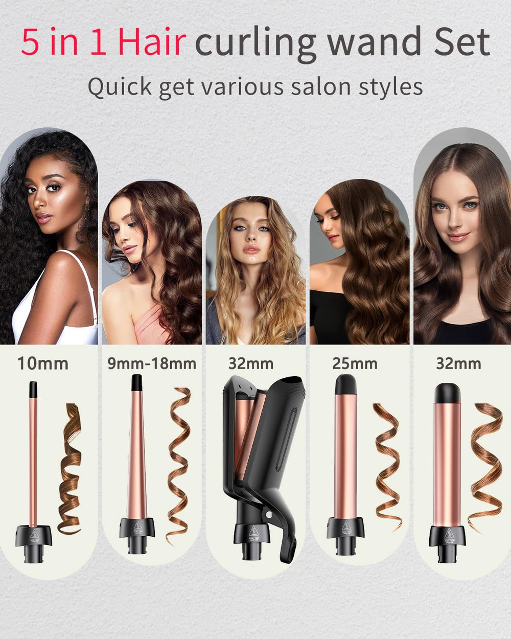 Aduarjo hair crimper waver attachment enables dramatic crests and ridges.