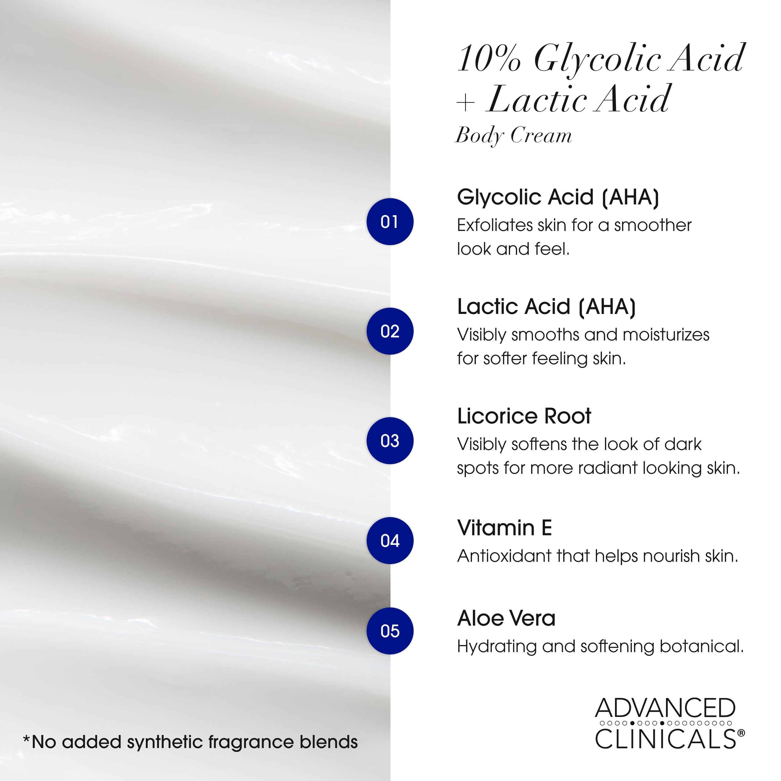 Advanced Clinicals 2pc set on display suggests daily hydration and brightening.