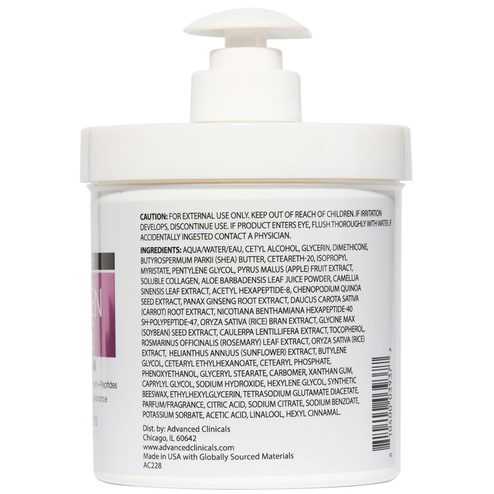 Advanced Clinicals 2pc set packaging designed for easy daily body care routine.