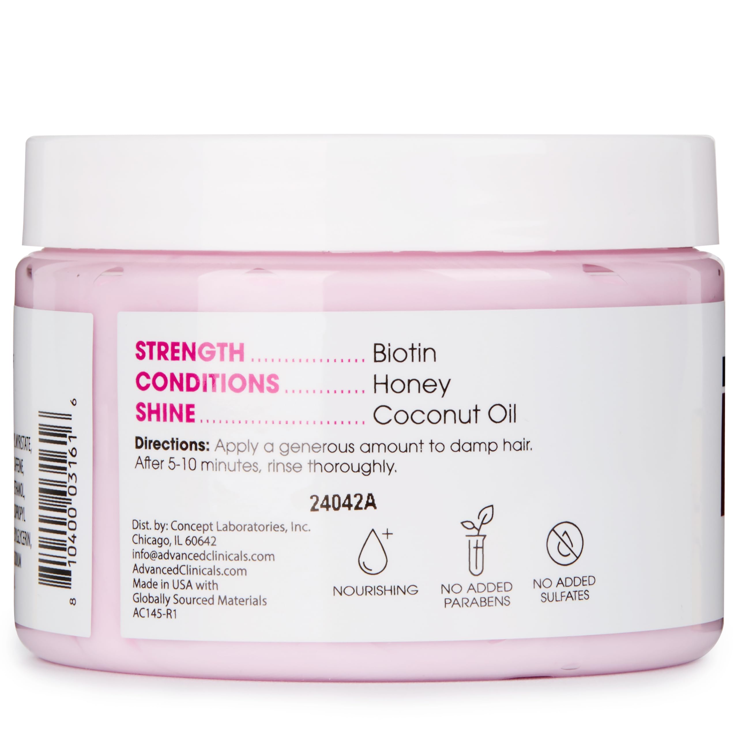 Advanced Clinicals Biotin Hair Mask weekly usage routine