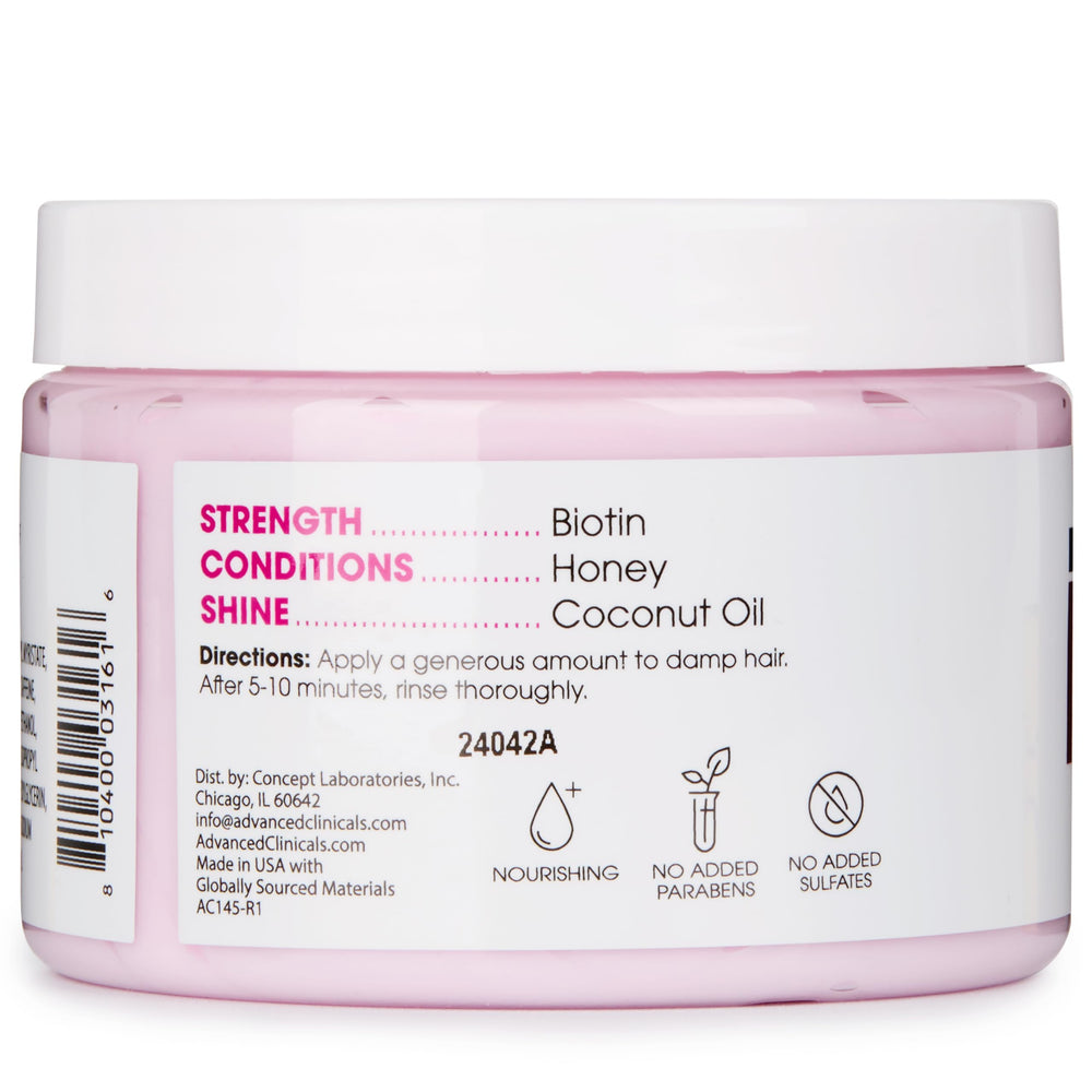 Advanced Clinicals Biotin Hair Mask weekly usage routine