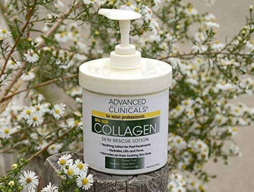 Advanced Clinicals collagen body oil with vitamins E and C for radiant skin
