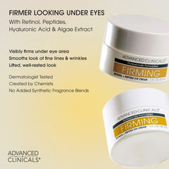 Advanced Clinicals algae extract ingredient highlight under-eye care for nourished firmness