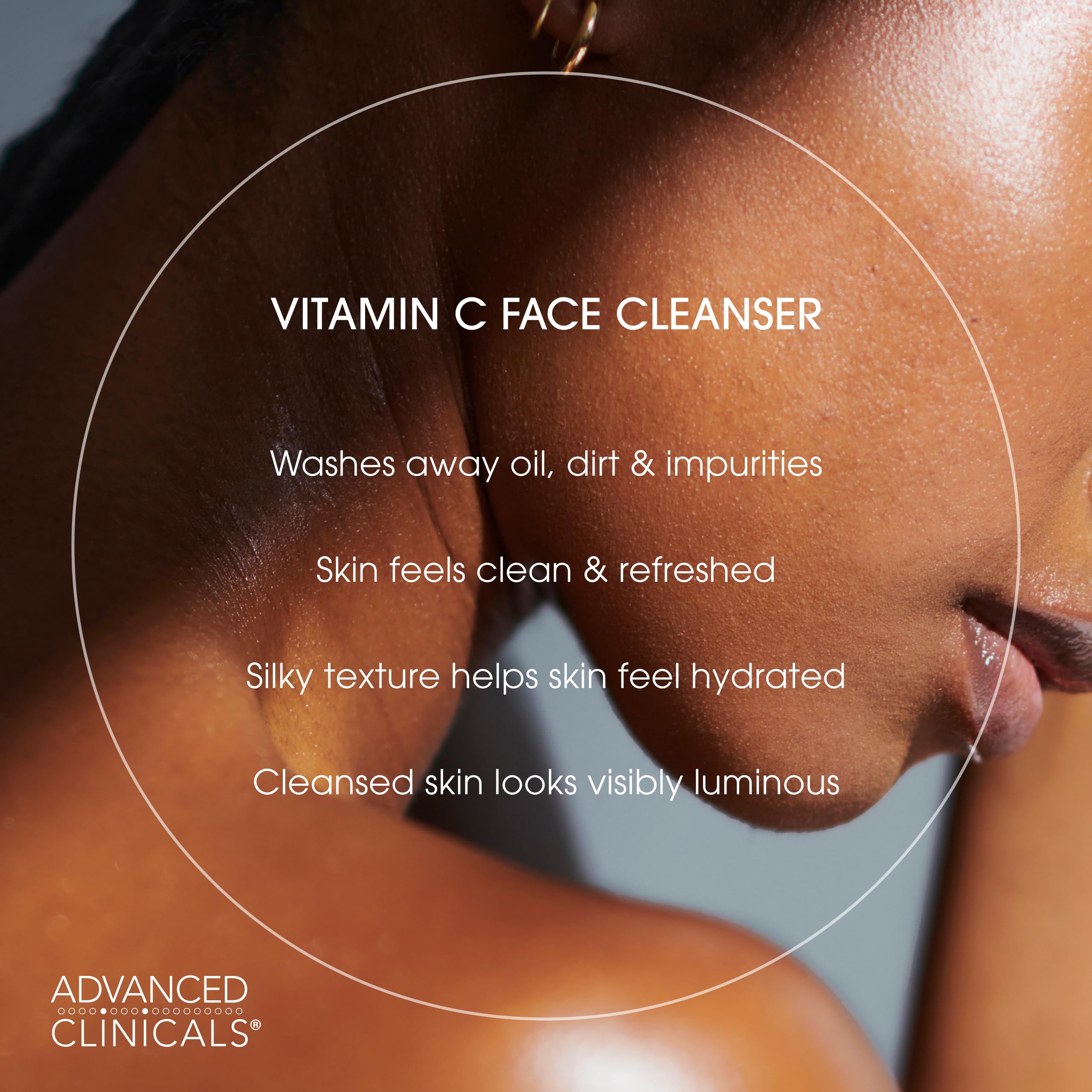 Advanced Clinicals Gentle Vitamin C Face Wash aloe-vera glow focuses on soothing hydration