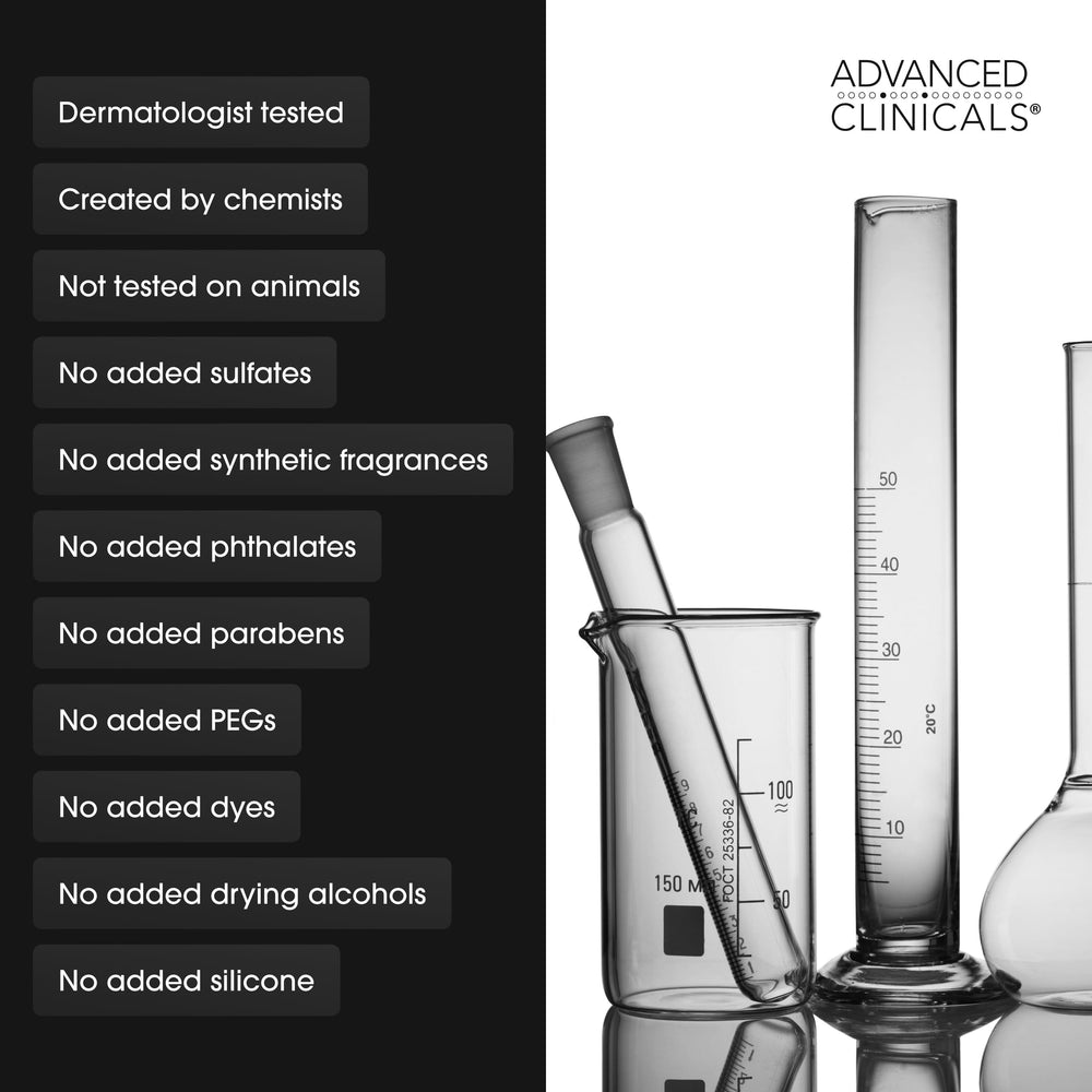 Advanced Clinicals Gentle Vitamin C Face Wash foaming-cleanser showcases gentle dirt and oil removal