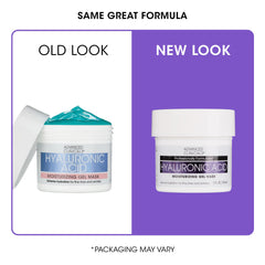 Advanced Clinicals Hyaluronic Acid Gel Mask application spread demonstrates even hydration