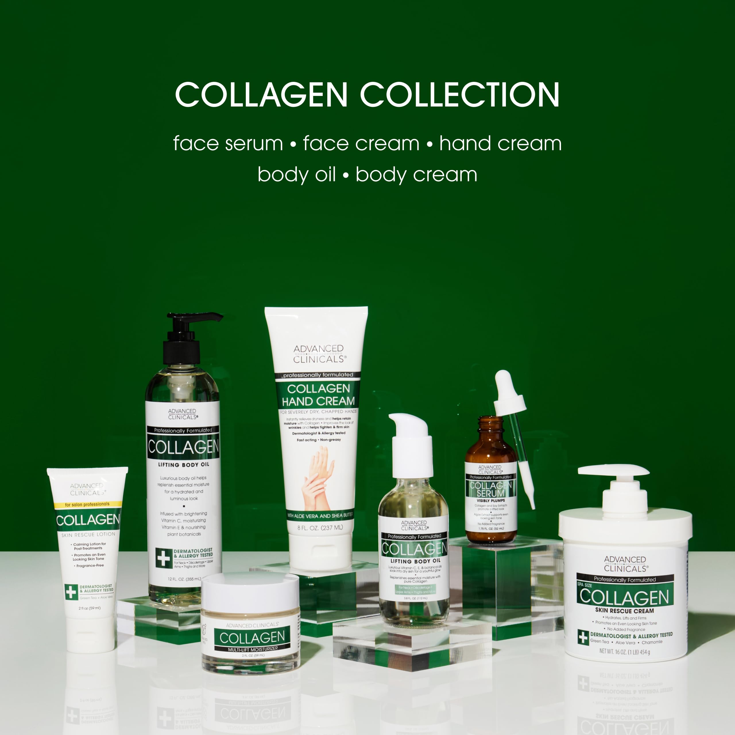 Advanced Clinicals Hydrating Collagen Oil leaves skin soft with a healthy glow
