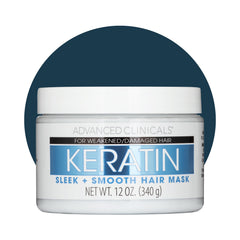 Advanced Clinicals Keratin Hair Mask bottle smoothing color-treated hair