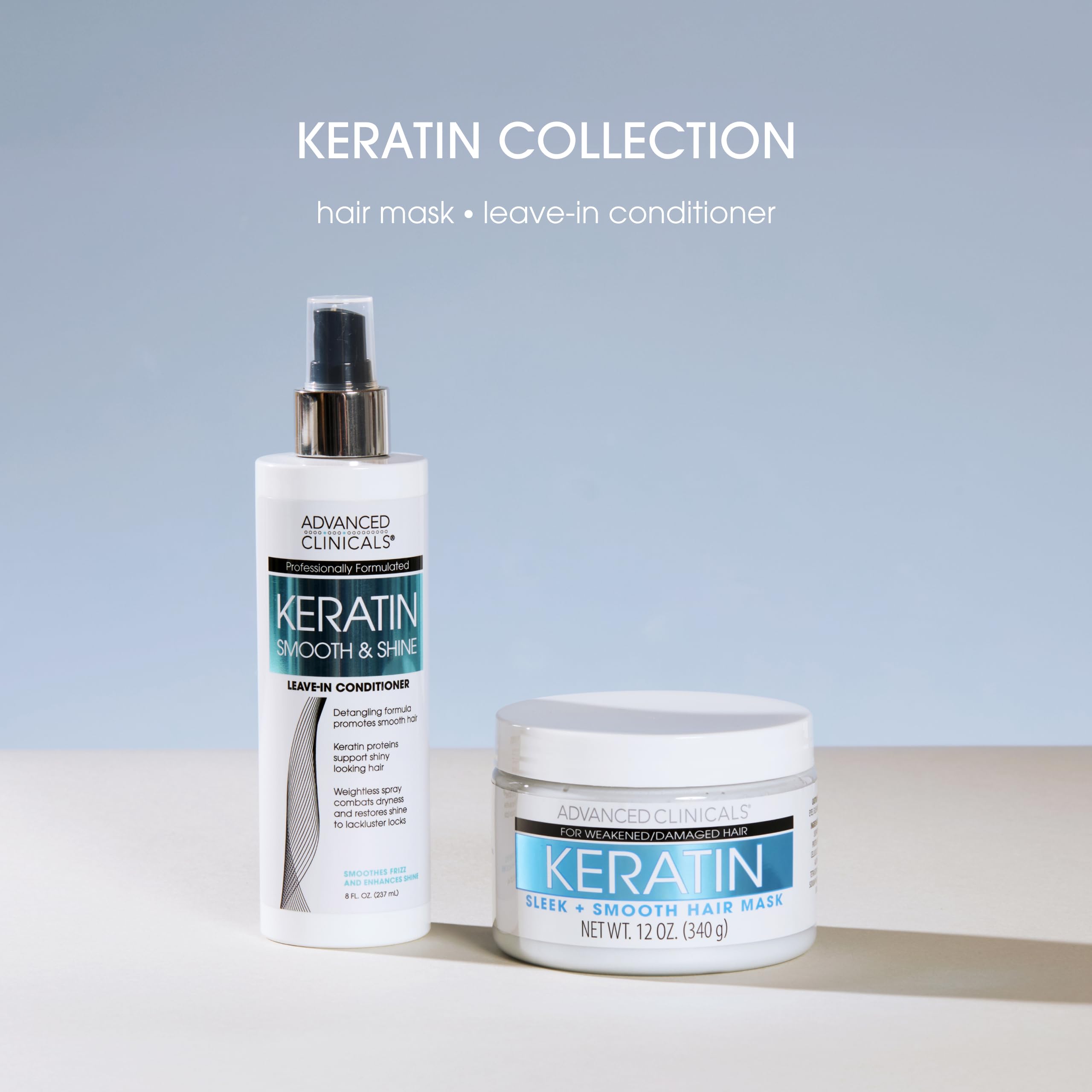 Advanced Clinicals Keratin Hair Mask with shea butter nourishment