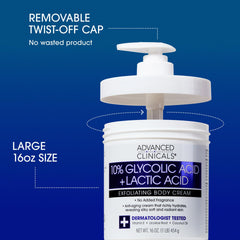 Advanced Clinicals licorice root and vitamin E ingredients jar for conditioning