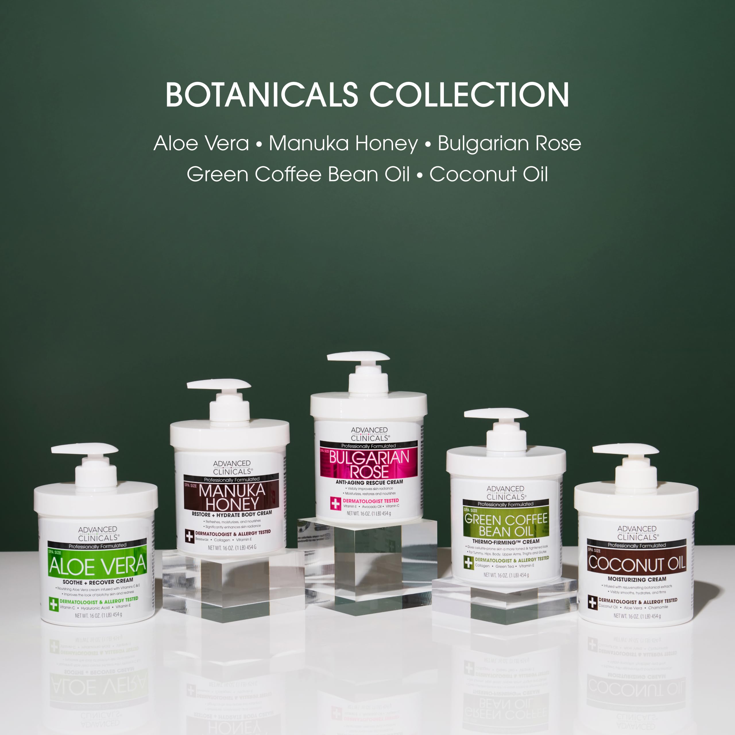 Advanced Clinicals Manuka Honey Body Cream after shower routine application on skin