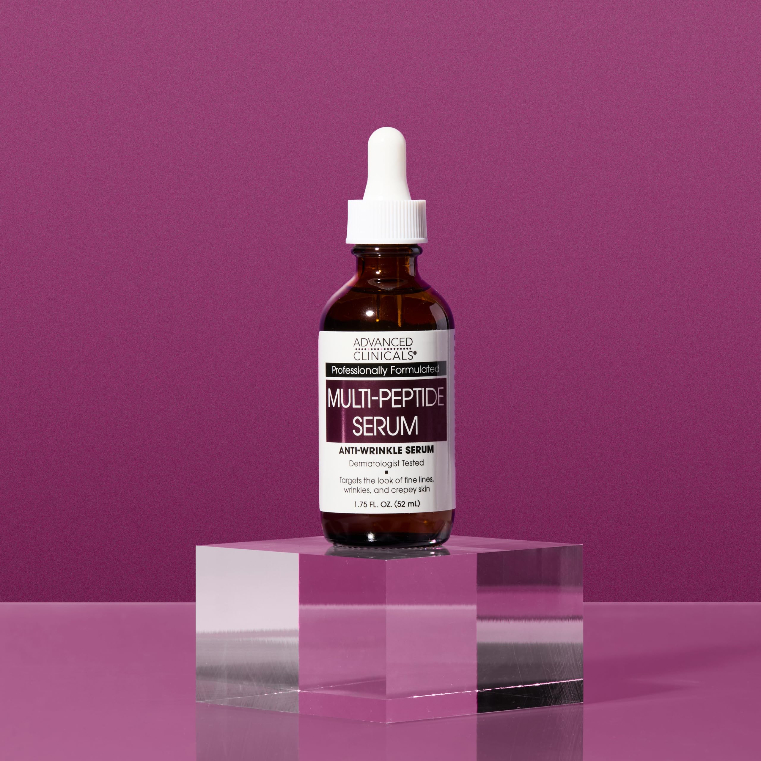 Advanced Clinicals Multi Peptides Serum vitamin E ingredient close-up