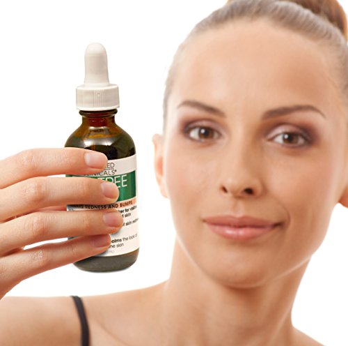 Advanced Clinicals Tea Tree Oil Face Serum with oat lipid oil supports dry areas.