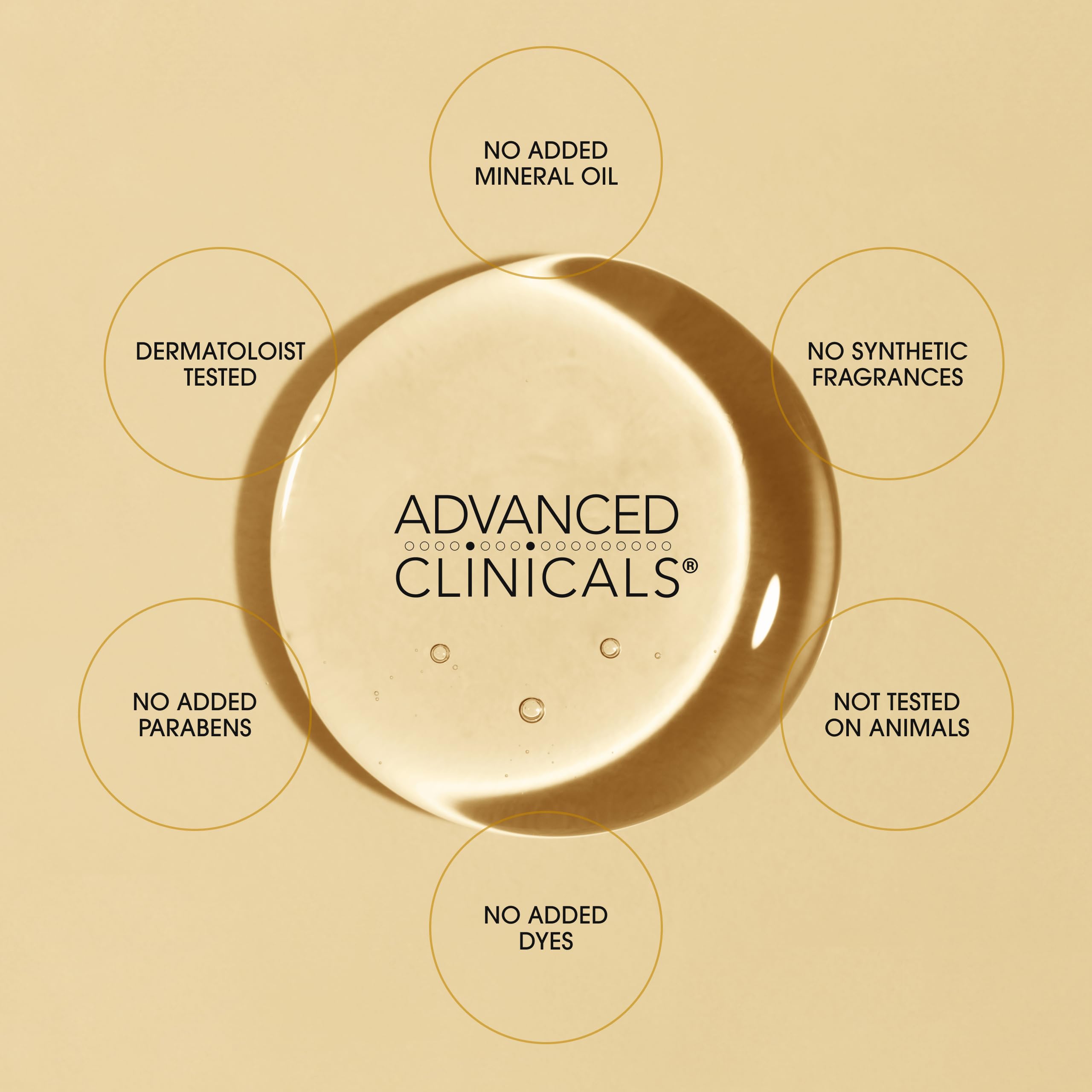 Advanced Clinicals Vitamin C Brightening Body Oil soothes and smooths skin texture.