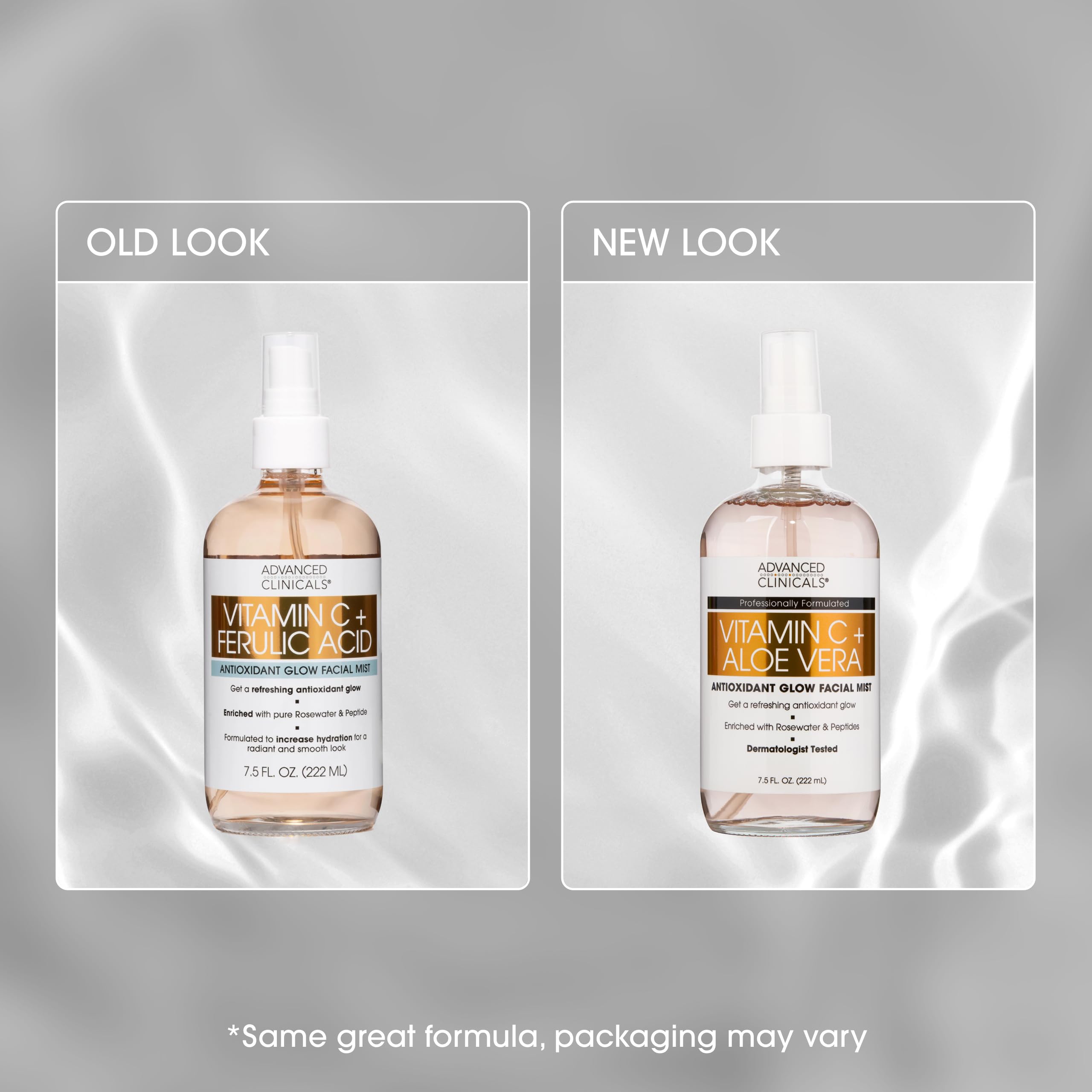 Advanced Clinicals Vitamin C Toner in-use spray—instant hydration without greasiness.