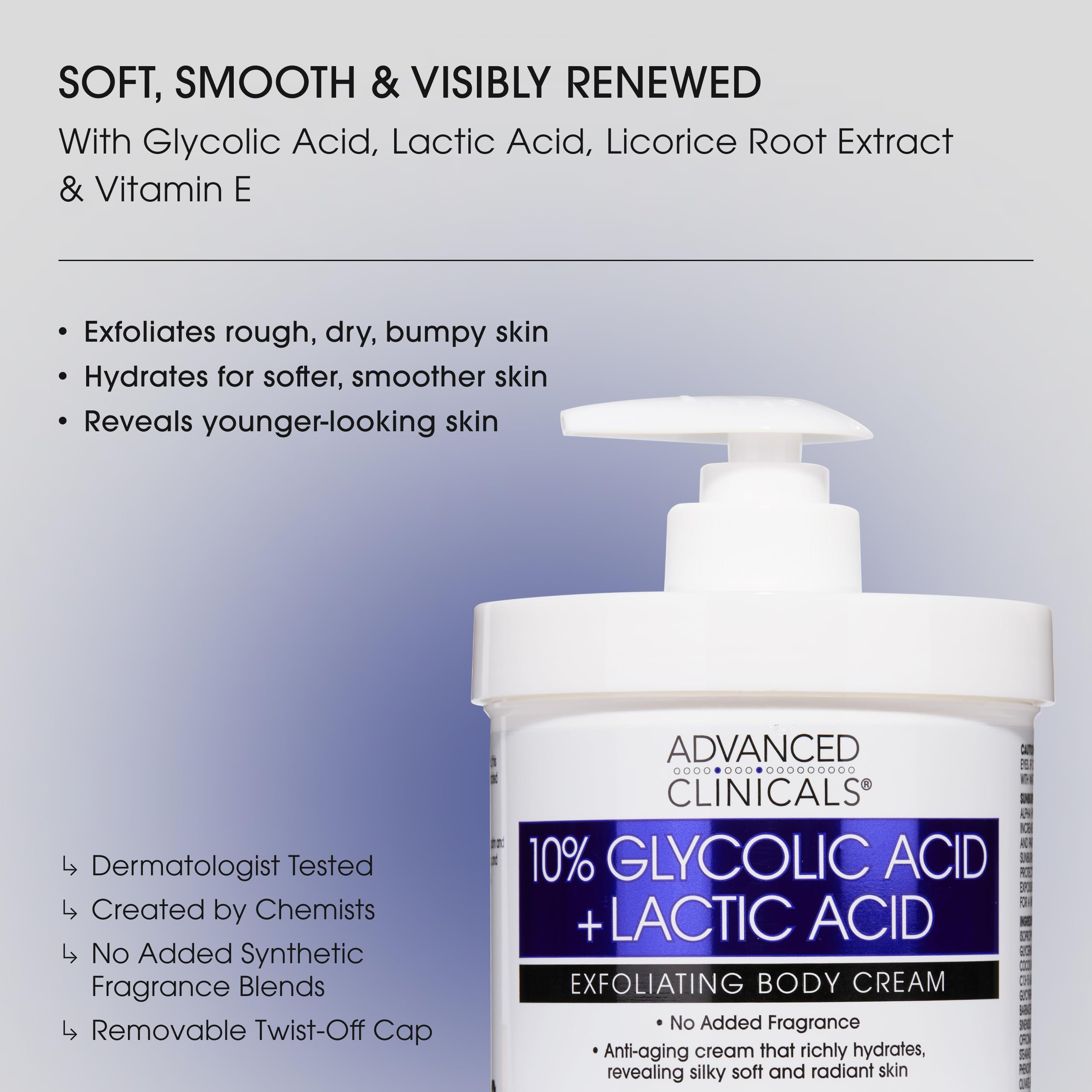 Advanced Clinicals vitamin E green tea aloe lotion delivers daily hydration without added fragrance
