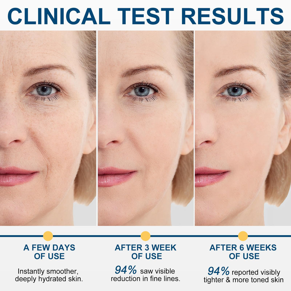 Advanced Retinol Firming Serum Stick applied to hands for a more youthful feel.