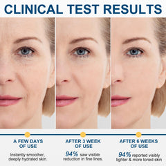 Advanced Retinol Firming Serum Stick applied to hands for a more youthful feel.