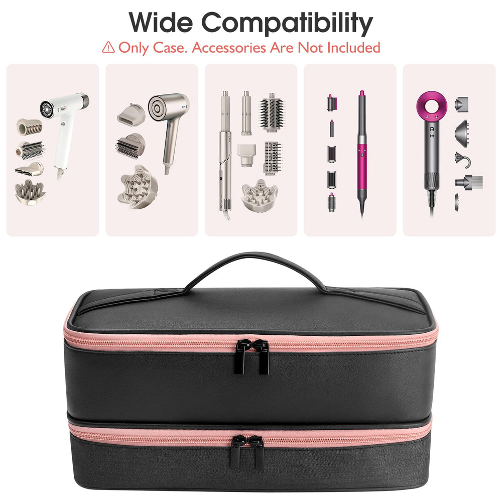 Adworte protective PU leather and soft interior safeguard hair tools from scratches and dust