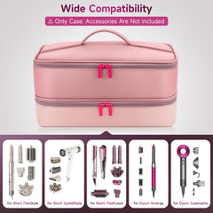 Adworte case soft heat-resistant lining protects belongings during travel.