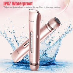 Aedicce bikini trimmer precision trimming head for quick large-area shaping.