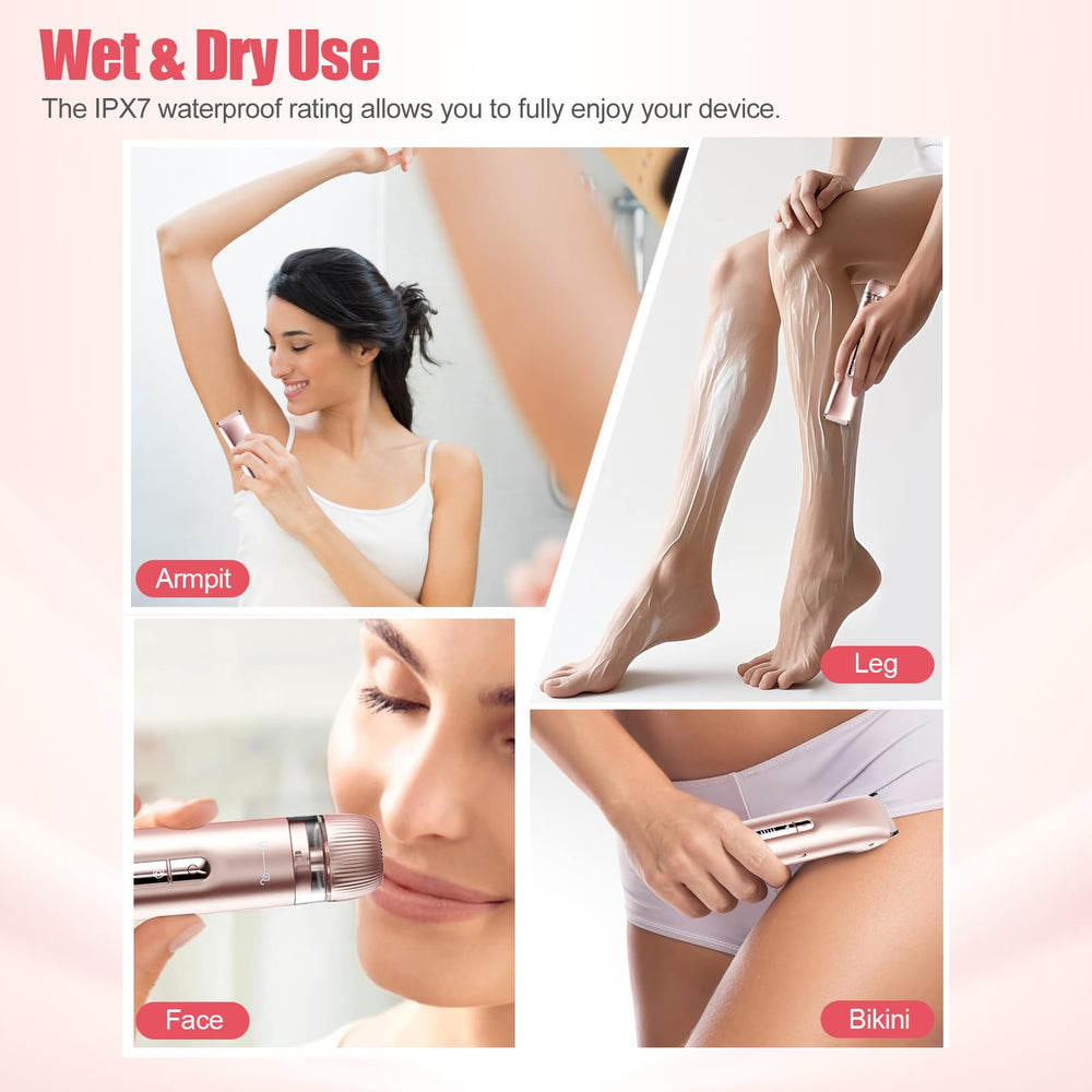 Aedicce bikini trimmer USB-C charging enables cordless use on the go.