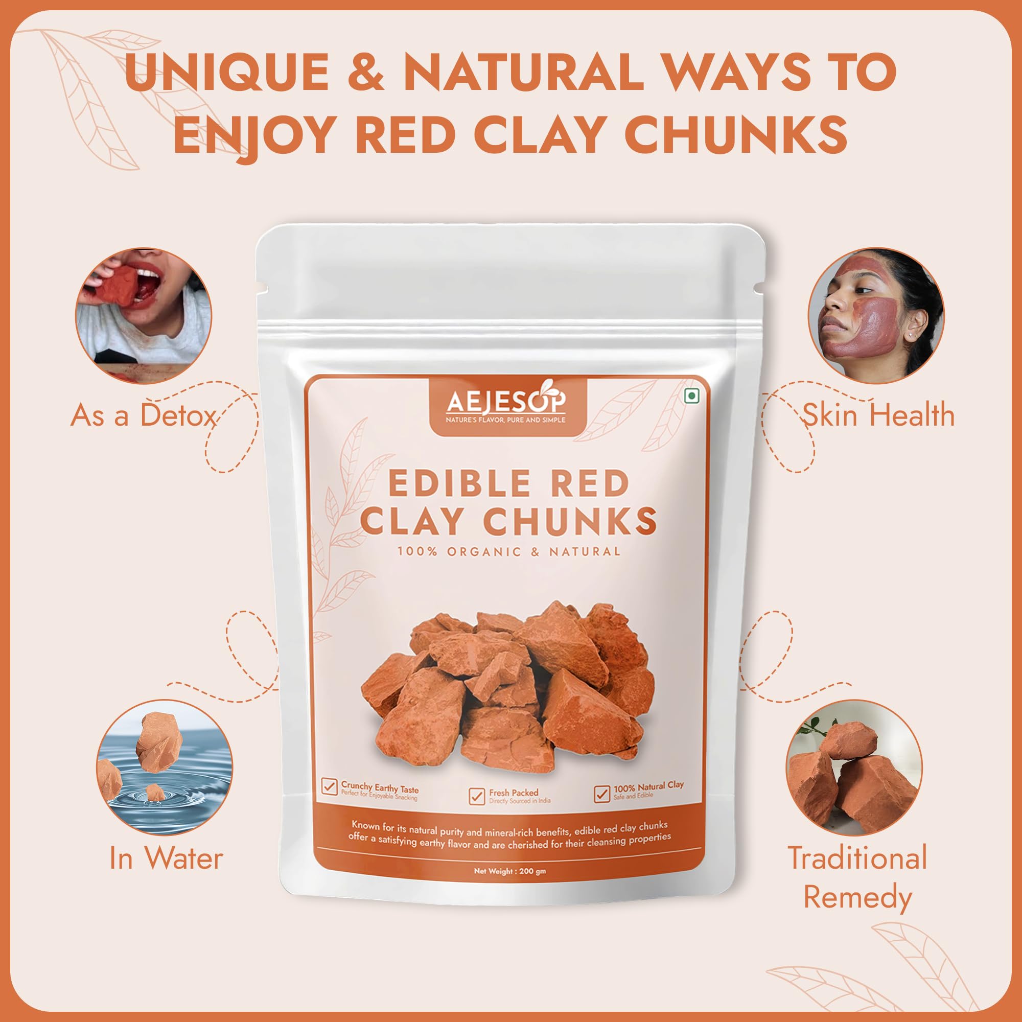 AEJESOP limpieza profunda de poros con arcilla roja y nutrientes.